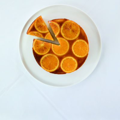 עוגת שקדים ותפוזים של רביבה אפל ז"ל. צילום: רוני כנעני