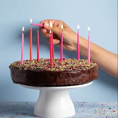 עוגת יום הולדת של רינת צדוק. צילום: שני בריל