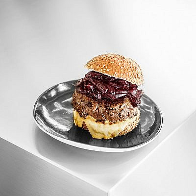 המבורגר באסקי של יאיר יוספי. צילום: דניאל לילה