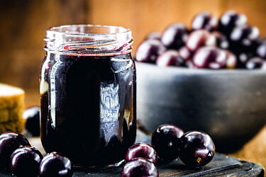 "ריבת יין" מענבים טריים. צילום: shutterstock