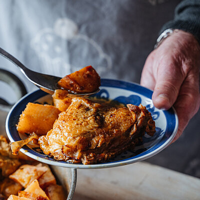 סופריטו דה גאינה – סופריטו עוף של שף נמרוד נורמן | צילום: איתמר גינזבורג