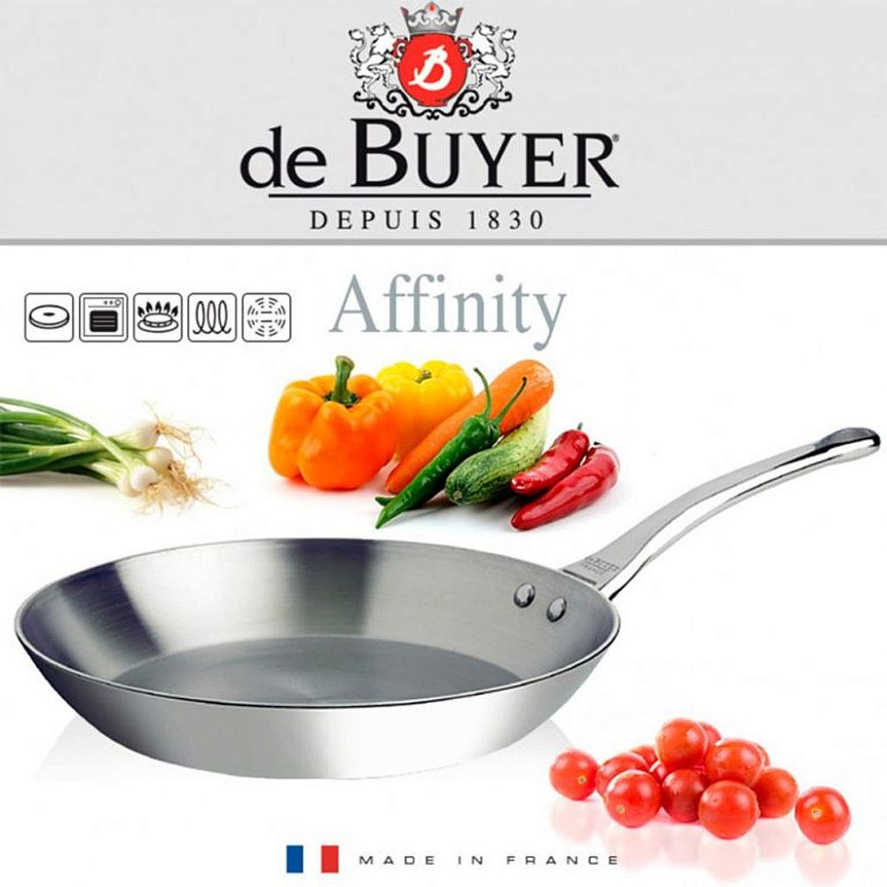 מחבת נירוסטה. צילום: de buyer – מאתר perfectkitchen